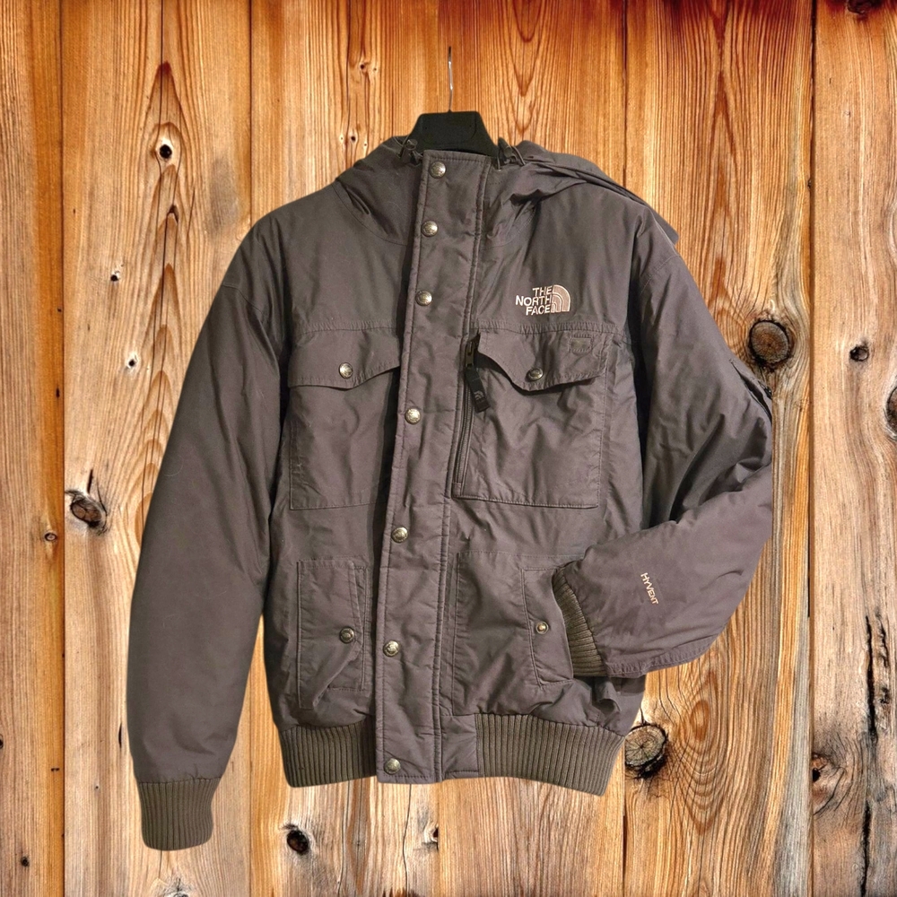 The North Face Men's Tnf Grey Hyvent Winter Jacket Small